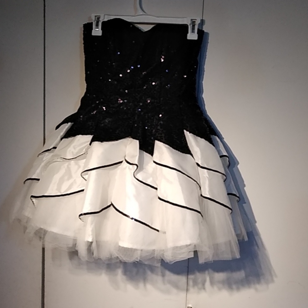 Masquerade homecoming sequin dress